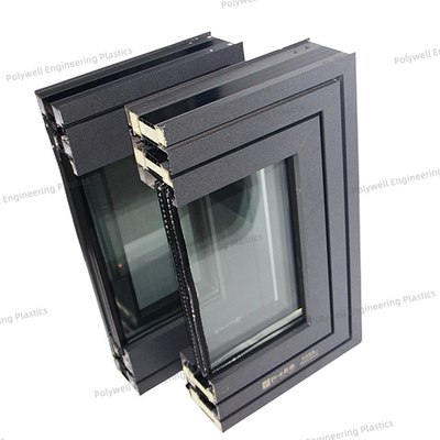 Aluminium Triple Galzed Tilt Turn Side Hung Window for Bedroom to Insulate Sound Heat Insulation Profile